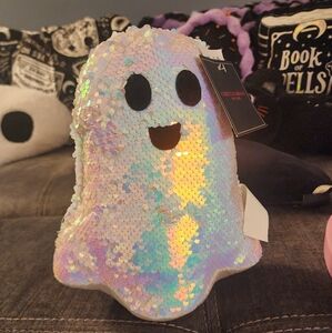 Christian Siriano Iridescent Sequin Ghost Plush NWT
